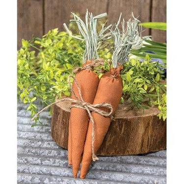 4 Set Primitive Fabric Carrots - The Fox Decor